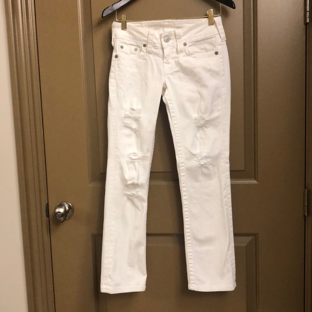 White Ripped Jeans